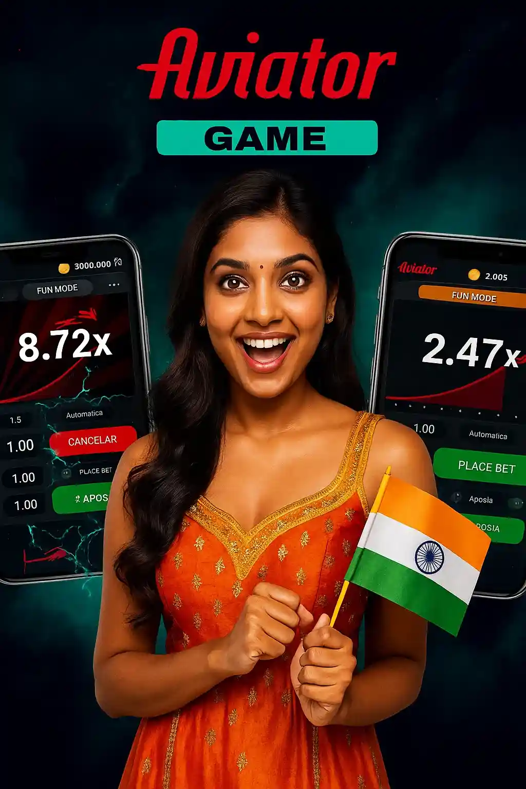 Man using a smartphone and laptop to bet on live sports matches at home with a football game on TV